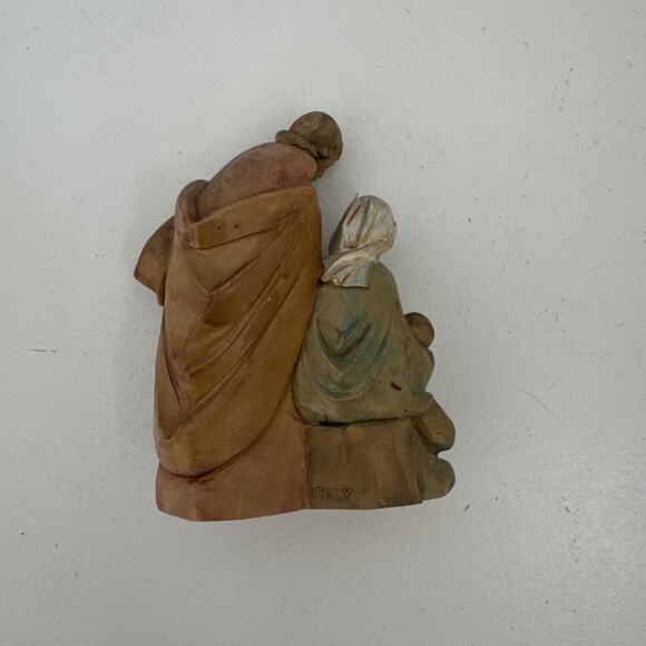Vintage Fontanini‎ Holy Family Nativity Joseph Mary Baby Jesus ITALY Made Angel - Picture 9 of 11